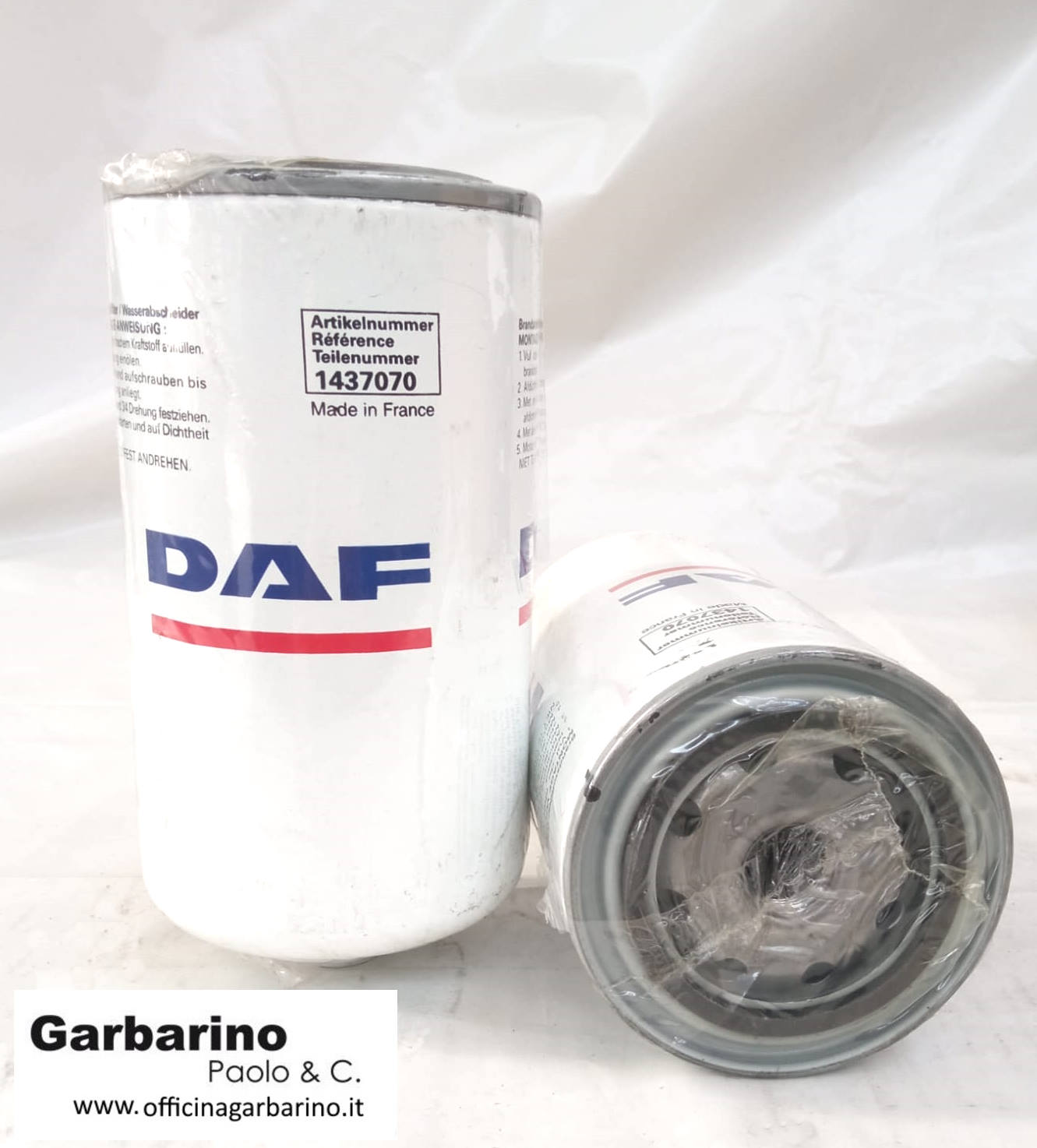 1437070 FUEL FILTER NEW ORIGINAL DAF - FILTRO CARBURANTE NUOVO - Image 2