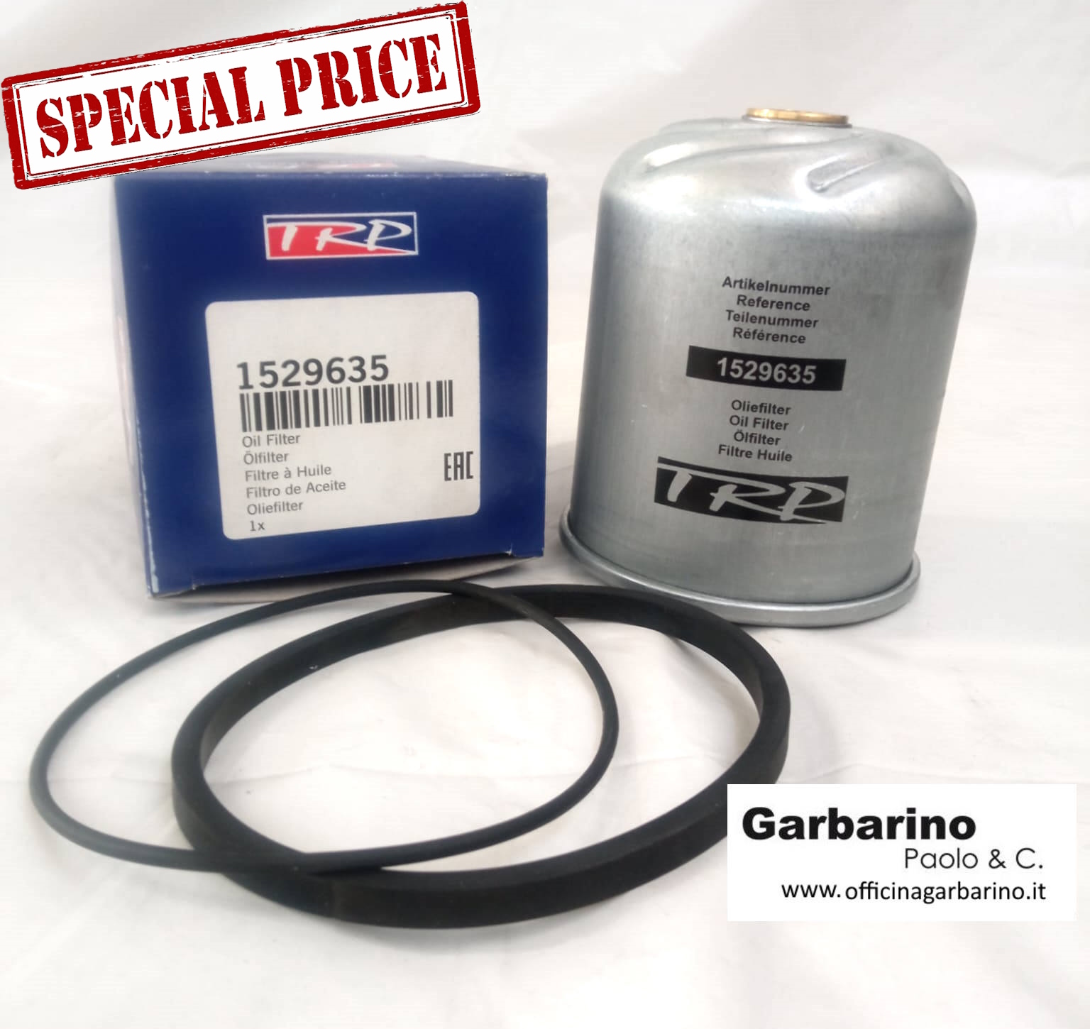 1529635 FILTRO OLIO CENTRIFUGO NUOVO ORIGINALE DAF - NEW ORIGINAL DAF CENTRIFUG