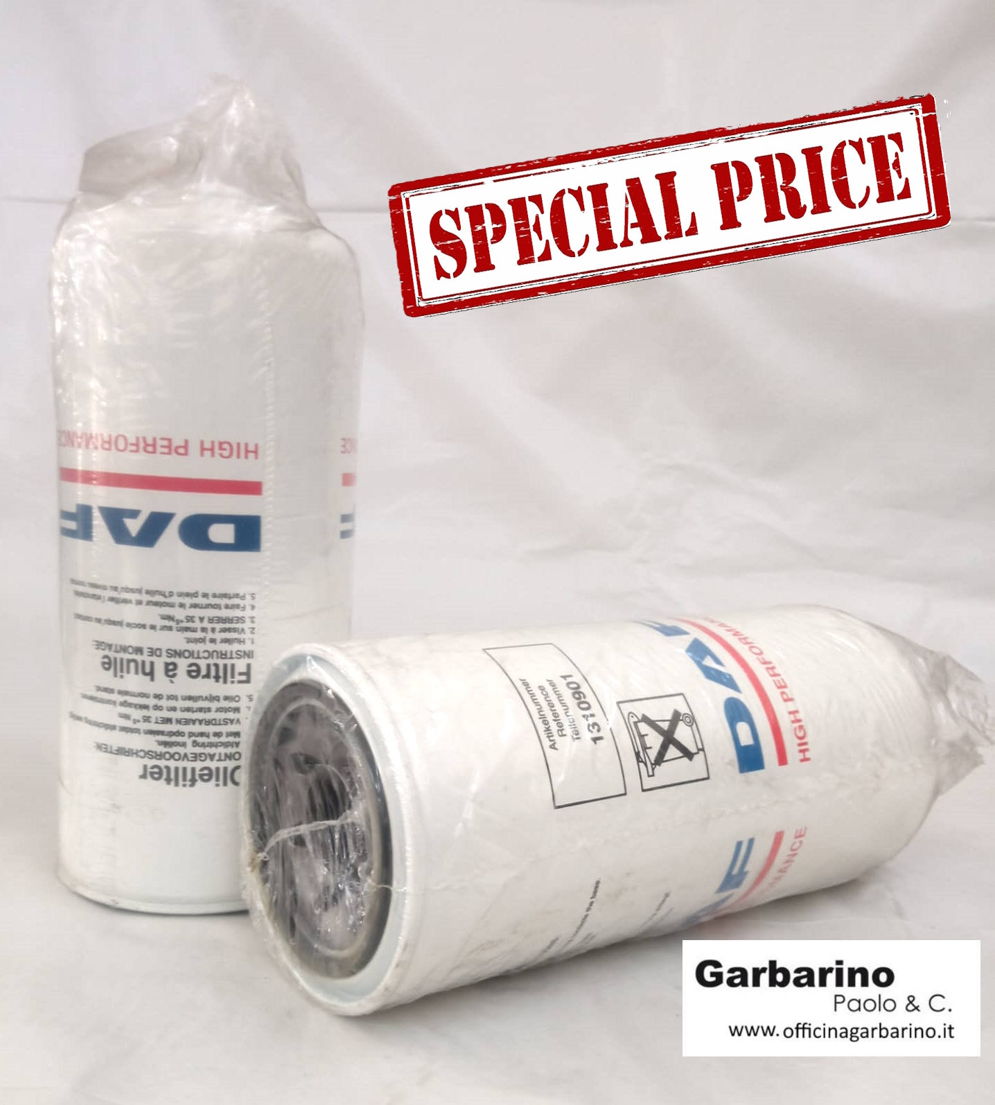 1310901 OIL FILTER NEW ORIGINAL DAF - FILTRO OLIO ORIGINALE DAF NUOVO