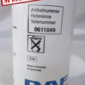 DAF 0611049 NEW Oil filter DAF - cartuccia filtro olio Orginale DAF - Nuovo
